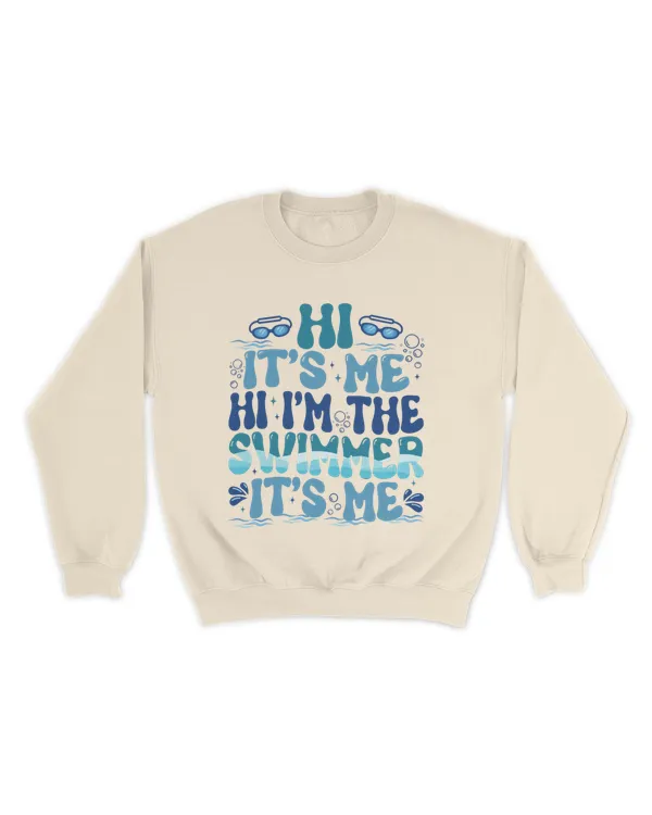 Hi It's Me Hi I'm the Swimmer It's Me Shirt, Swimmer Shirt, In My Swimmer Era Shirt, Swim Mom Shirt, Gift for Swimmer