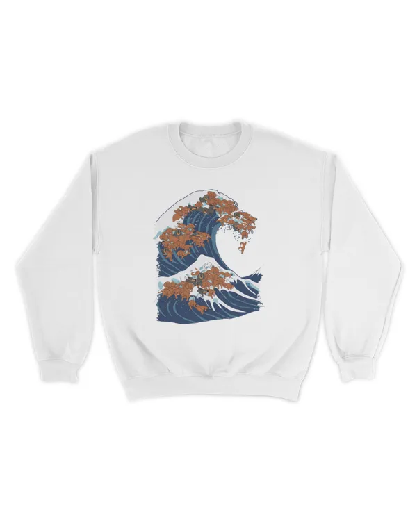 The Great Wave of Dachshund