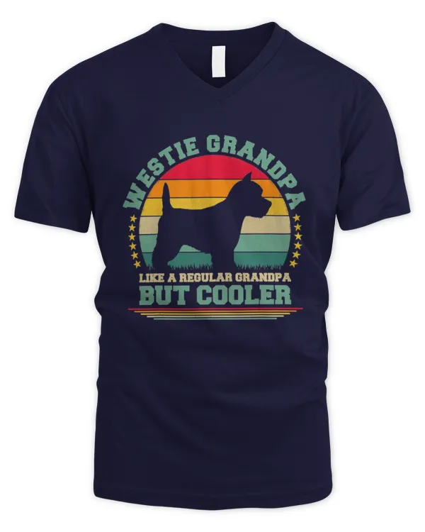 Exclusive Edition #westie 210709 - Men's V-Neck T-Shirt Men's V-Neck T-Shirt