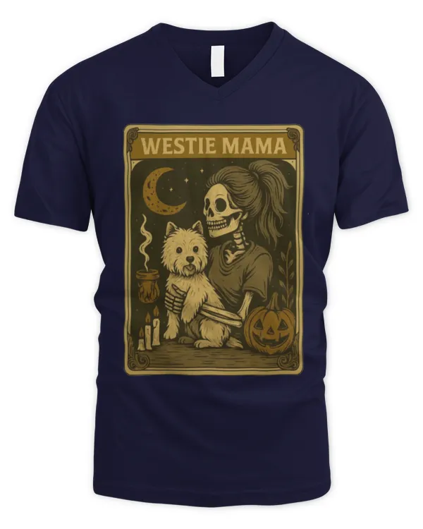 Westie mama halloween - Men's V-Neck T-Shirt Men's V-Neck T-Shirt