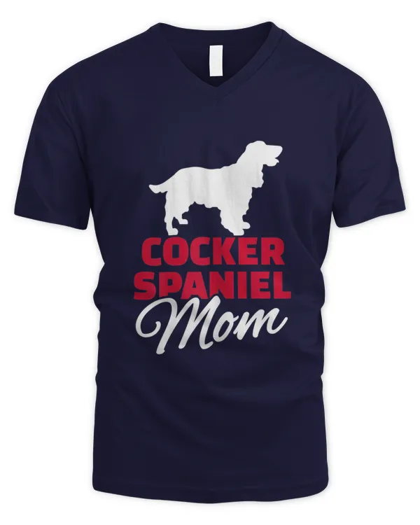 Womens Cocker Spaniel mom - Men's V-Neck T-Shirt Men's V-Neck T-Shirt