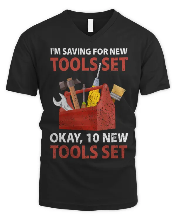 Cute Mechanic household tools mechanic repair tools socket wrench toolkit - Men's V-Neck T-Shirt Men's V-Neck T-Shirt