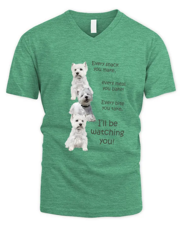 Exclusive Edition #Westie 6424010 - Men's V-Neck T-Shirt Men's V-Neck T-Shirt