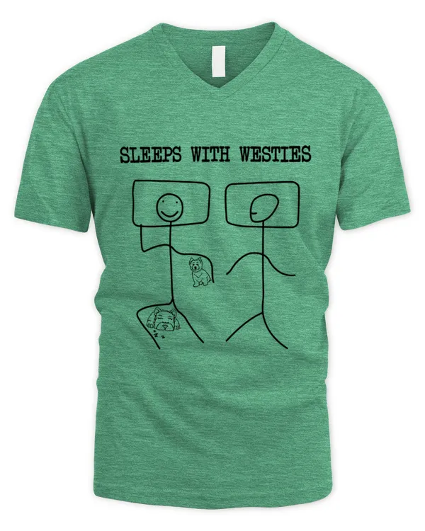 Exclusive Edition #Westie 23111709 - Men's V-Neck T-Shirt Men's V-Neck T-Shirt