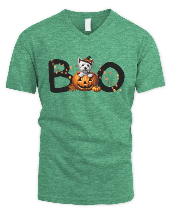 Exclusive Edition #Westie 61024 06 - Men's V-Neck T-Shirt Men's V-Neck T-Shirt