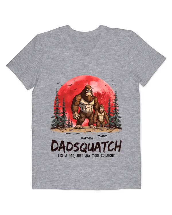 Grandpasquatch & Grandmasquatch - Personalized Shirt - Gifts For Grandpa, Gifts Idea For Grandpa