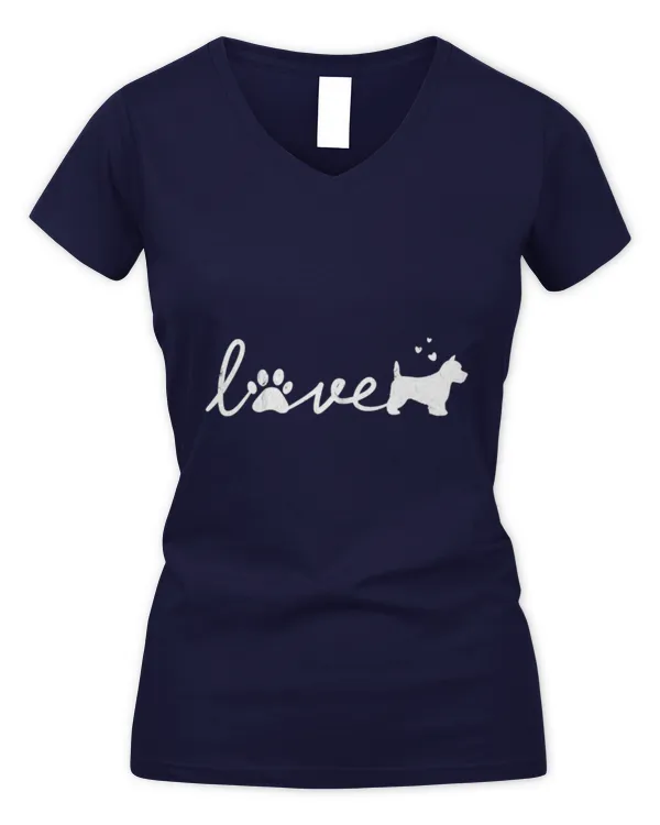 Exclusive Edition #westie 210718 - Women's V-Neck T-Shirt Women's V-Neck T-Shirt