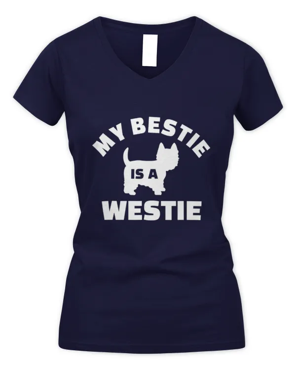 Exclusive Edition #westie 210712 - Women's V-Neck T-Shirt Women's V-Neck T-Shirt