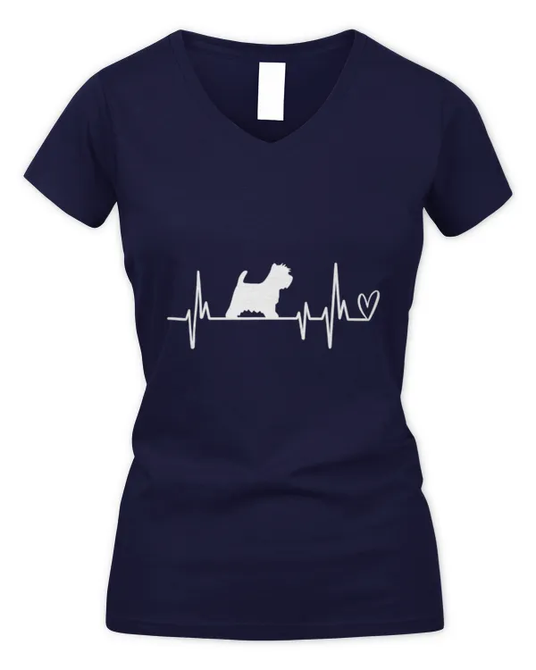 Exclusive Edition #westie 210713 - Women's V-Neck T-Shirt Women's V-Neck T-Shirt