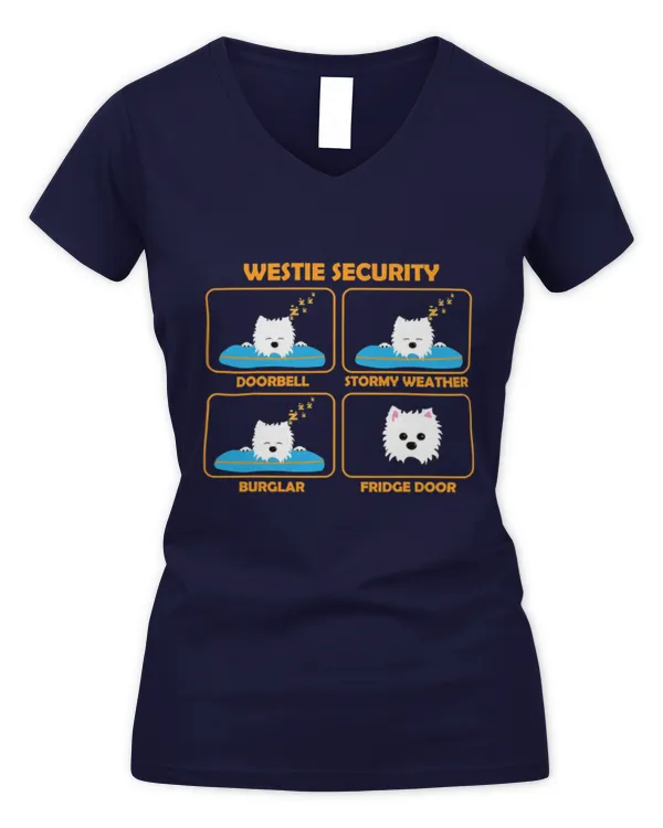 Exclusive Edition #westie 210717 - Women's V-Neck T-Shirt Women's V-Neck T-Shirt