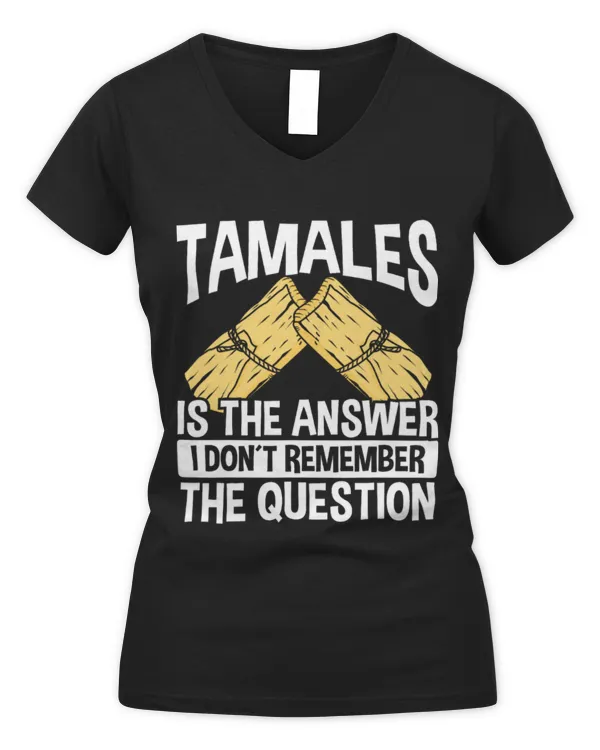 Chicken Pet Mexican Tamales Making Mexico Food Chicken Tamale Husks - Women's V-Neck T-Shirt Women's V-Neck T-Shirt