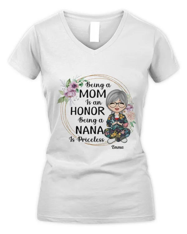 Being A Nana Is Priceless - Personalized Shirt - Birthday Mother's Day Gift For Grandma, Nana - Gift From Daughters, Sons, Husband, Gift For Grandma, Gift Idea For Grandma