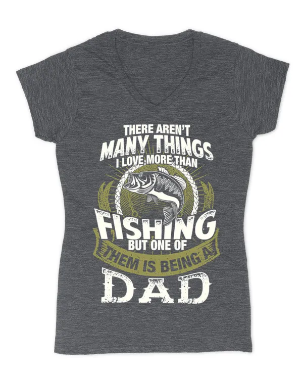 Fishing Fish 45 Fisher Hook T-Shirt - Women's V-Neck T-Shirt Women's V-Neck T-Shirt