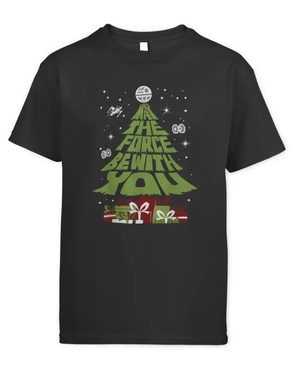 Star Wars May The Force Be With You Christmas Tree - Kids Standard T-Shirt Kids Standard T-Shirt