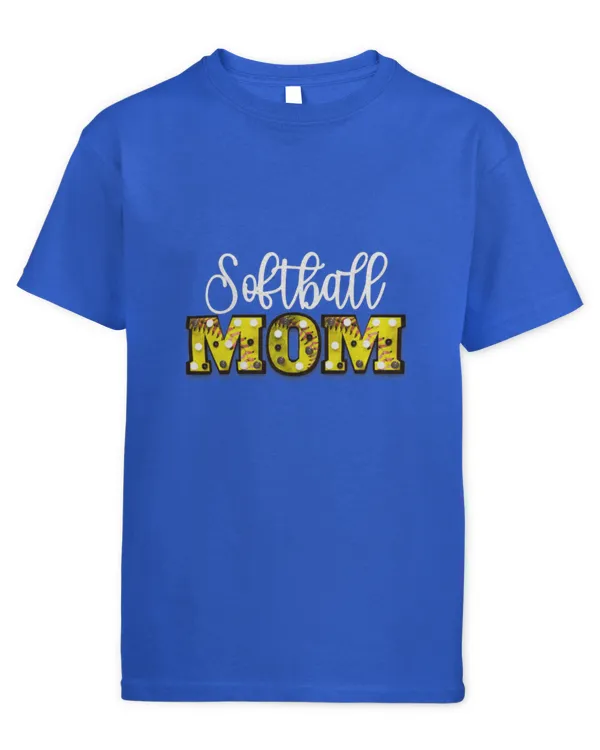 Cute Softball Mom Girls Fastpitch 1 - Kids Standard T-Shirt Kids Standard T-Shirt
