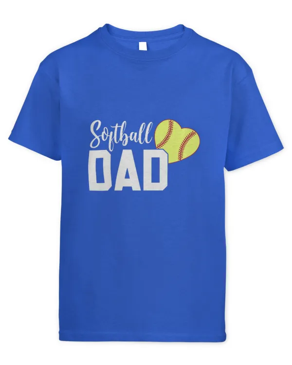 Cute Softball Dad Softball Player - Kids Standard T-Shirt Kids Standard T-Shirt