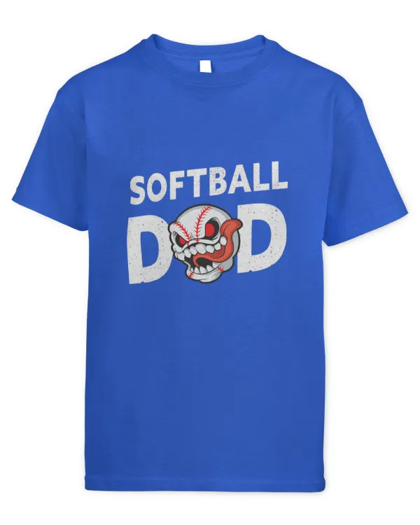 Cute Softball Dad Softball Vather - Kids Standard T-Shirt Kids Standard T-Shirt