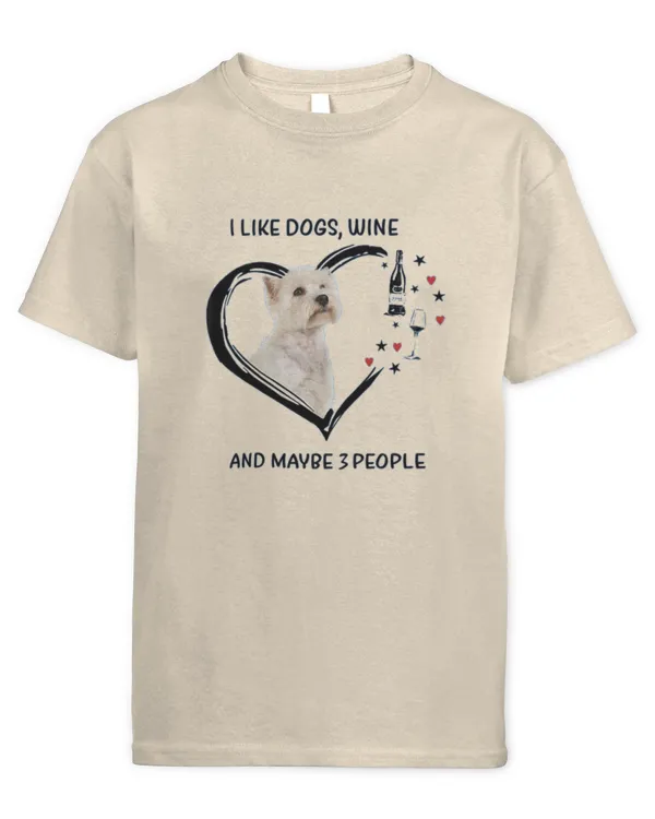 Westie_Wine_And_Maybe_3_People - Kids Standard T-Shirt Kids Standard T-Shirt