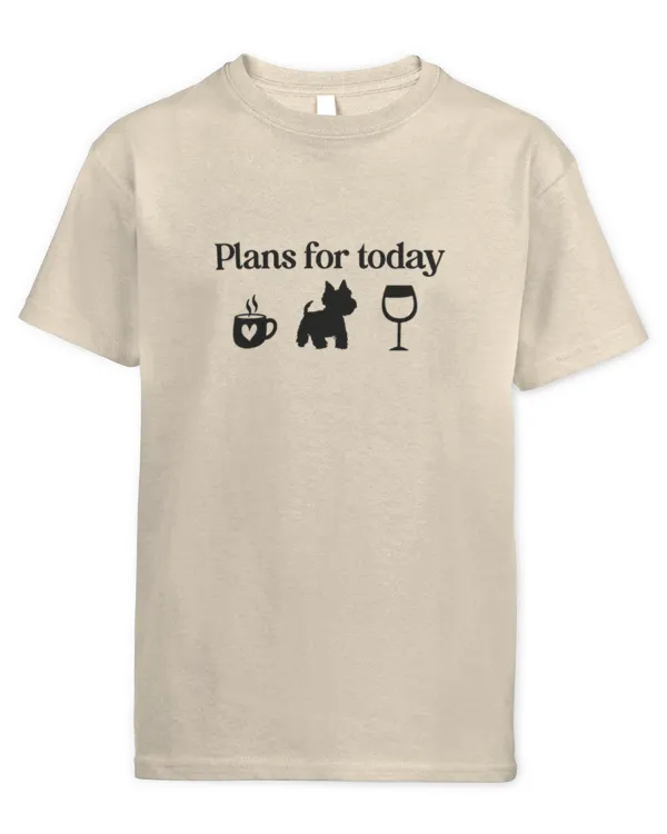 Westie plan for today 2 - Kids Standard T-Shirt Kids Standard T-Shirt