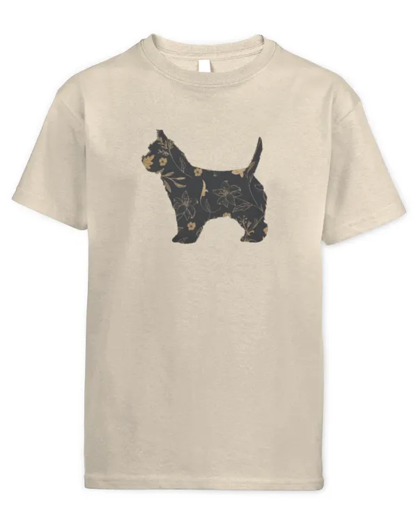 Westie flower - Kids Standard T-Shirt Kids Standard T-Shirt