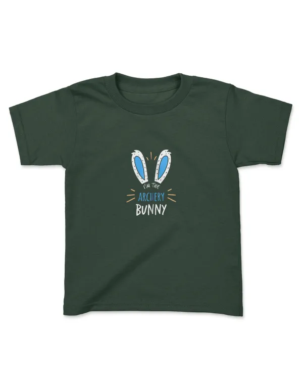 I'm The Archery Bunny Ears Archer Easter Sunday Zip Hoodie - Kids Standard T-Shirt Kids Standard T-Shirt
