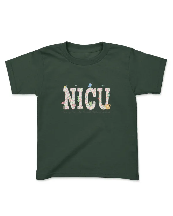 Women NICU Nurse Spring Caring For The Cutest Spring Babies - Kids Standard T-Shirt Kids Standard T-Shirt