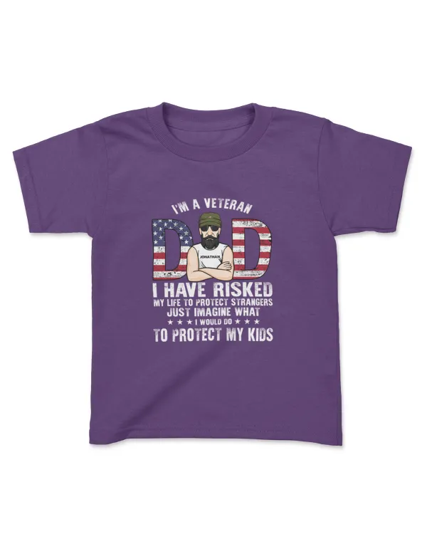 Veteran Dad - Gift For 4th Of July - Personalized, Gifts For Veterans Day, Gifts Idea For Veterans Day