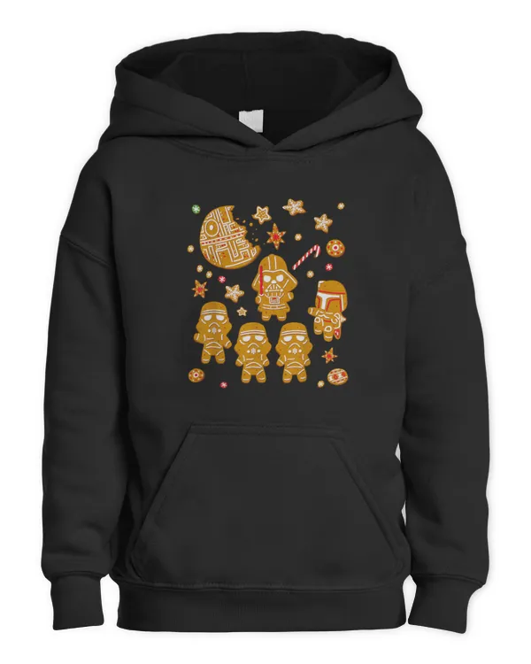 Star Wars Gingerbread Cookies Galactic Empire Holiday - Kids Pullover Hoodie Kids Pullover Hoodie