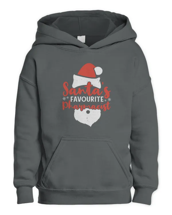 Cute Pharmacist Stud Christmas Santas Favourite 3 - Kids Pullover Hoodie Kids Pullover Hoodie