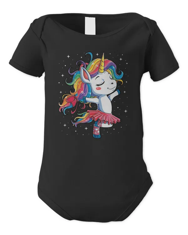 Unicorn Ballet - Infant Short Sleeve Bodysuit Infant Short Sleeve Bodysuit