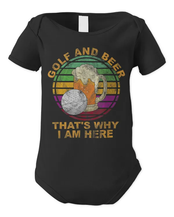 Golf And Beer Golf Et Biere Golfeurs - Infant Short Sleeve Bodysuit Infant Short Sleeve Bodysuit