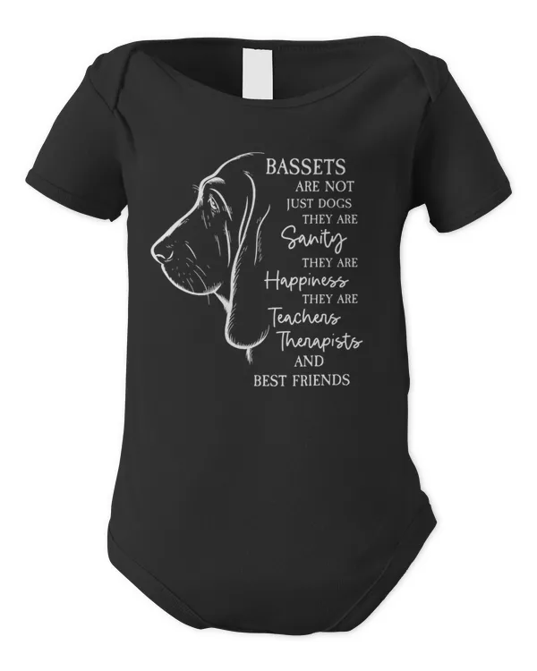 Bassets Are Not Just Dogs - Infant Short Sleeve Bodysuit Infant Short Sleeve Bodysuit