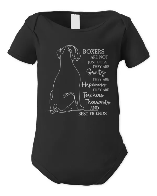 Boxers Are Not Just Dogs - Infant Short Sleeve Bodysuit Infant Short Sleeve Bodysuit