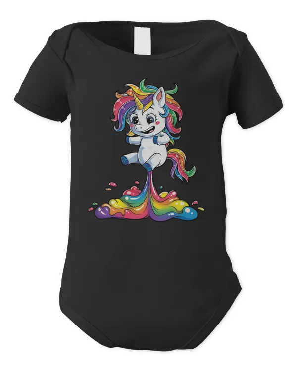 Unicorn Fart - Infant Short Sleeve Bodysuit Infant Short Sleeve Bodysuit