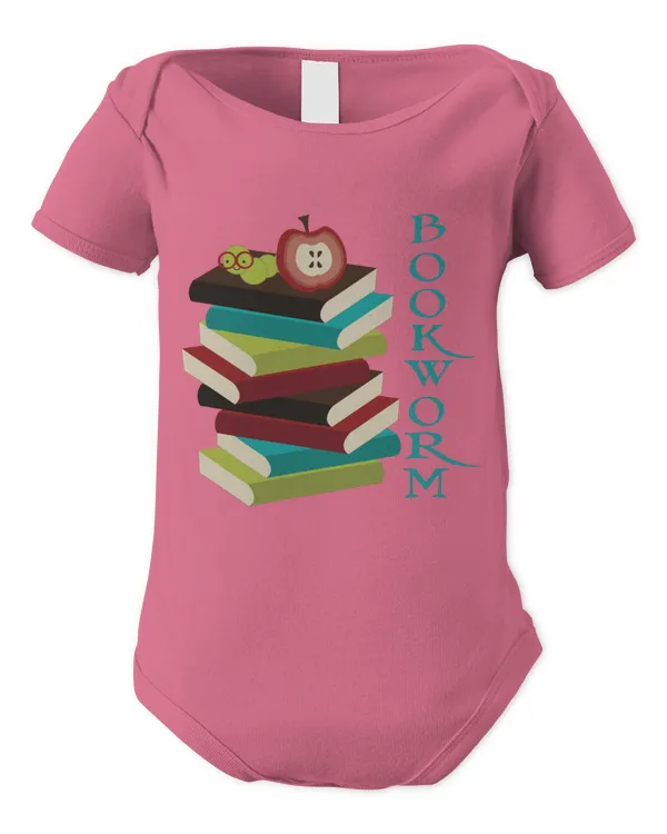 Bookworm Book Lover T-Shirt - Infant Short Sleeve Bodysuit Infant Short Sleeve Bodysuit
