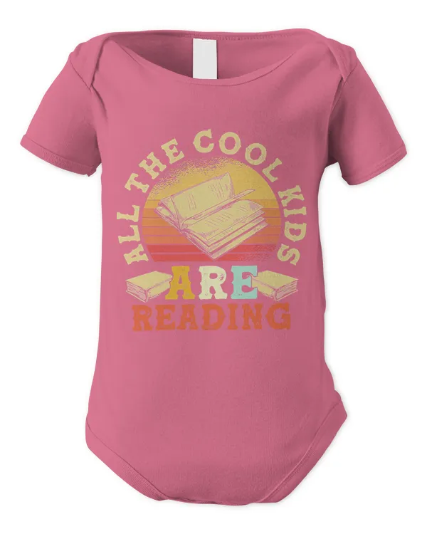 Gift for Readers Cool Kids Reading Shirt - Infant Short Sleeve Bodysuit Infant Short Sleeve Bodysuit