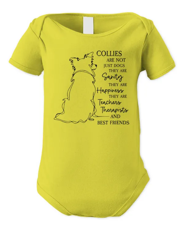 Collies Are Not Just Dogs - Infant Short Sleeve Bodysuit Infant Short Sleeve Bodysuit