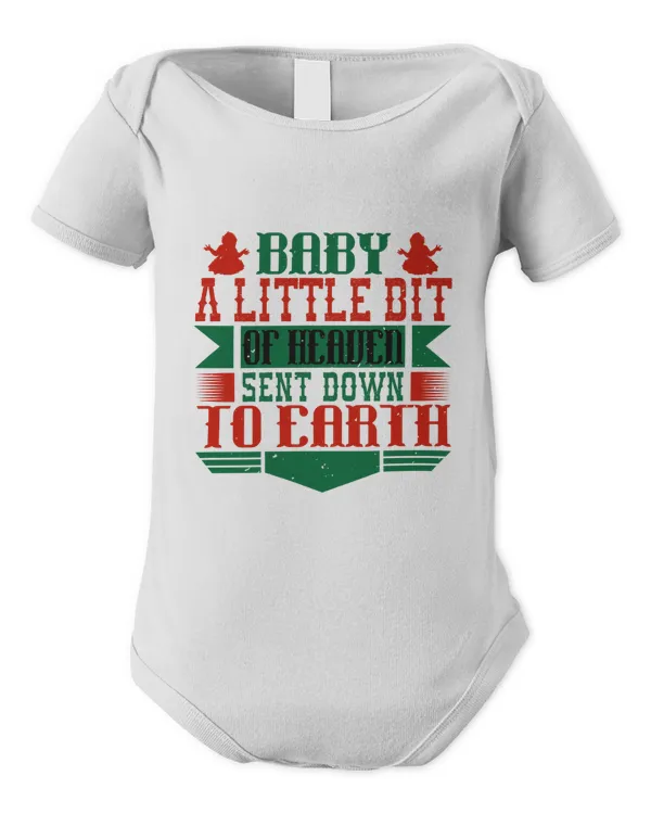 Baby – A Little Bit Of Heaven Sent Down To Earth 01 Baby Shirt, Gift For Family, Toddler T Shirt, Baby Bodysuit