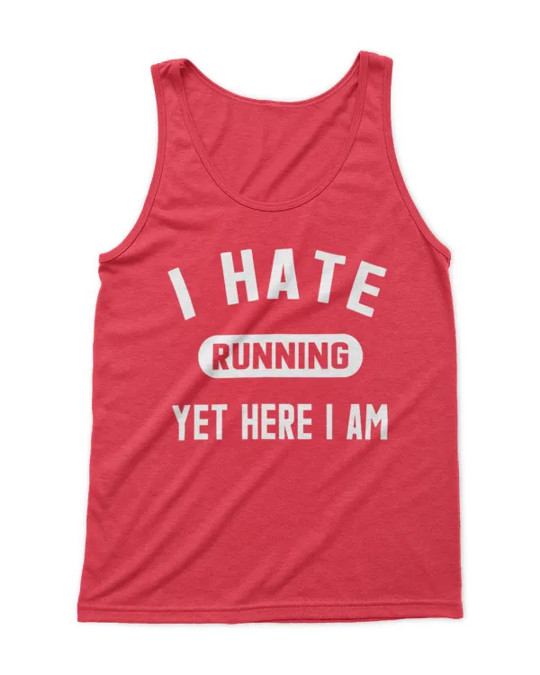 I hate running, yet here I am