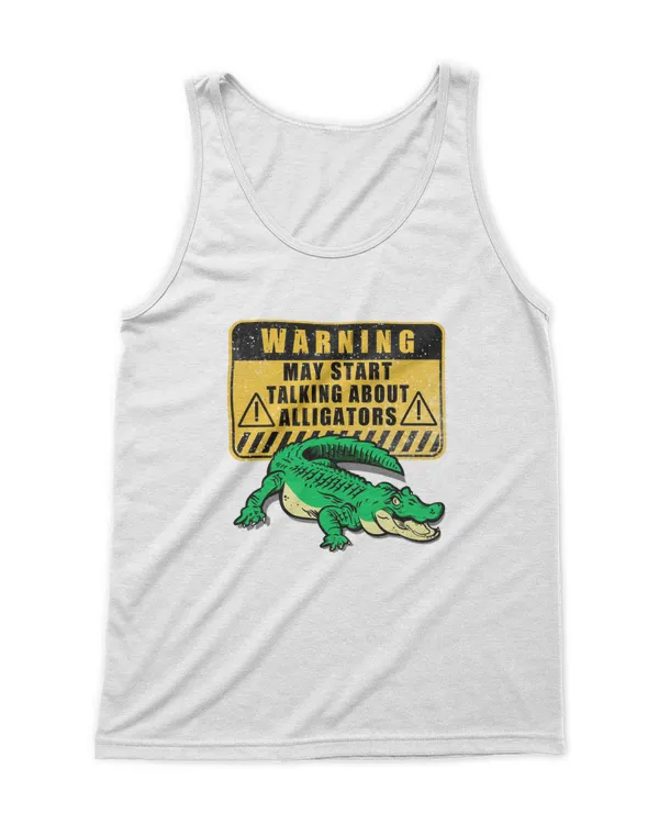 Warning may start talking about Alligators art shirt