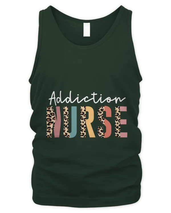 leopard addiction nurse rehab nurse future nurse 2 - Men's Tank Top Men's Tank Top