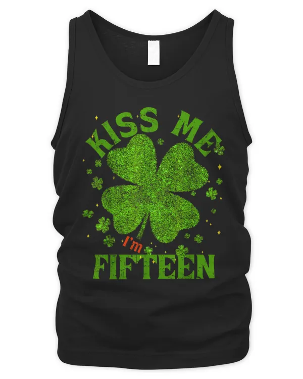 Kiss Me I'm 15 2010 Lucky St - Men's Tank Top Men's Tank Top