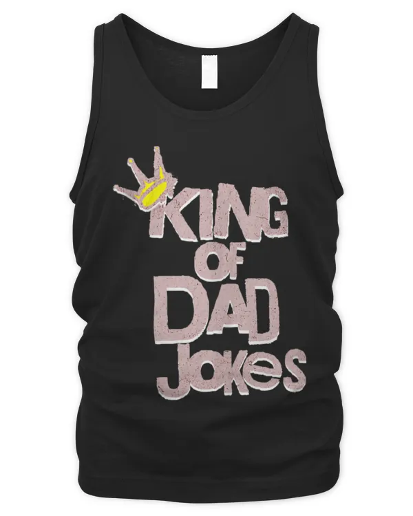 Mens King of Dad Jokes Birthday Father's Day Dad Humor Tee - Men's Tank Top Men's Tank Top