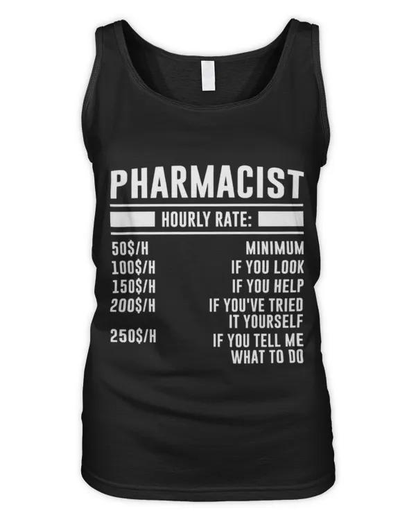 Cute Pharmacist hourly rate 50H minimum pharmacist - Women's Tank Top Women's Tank Top
