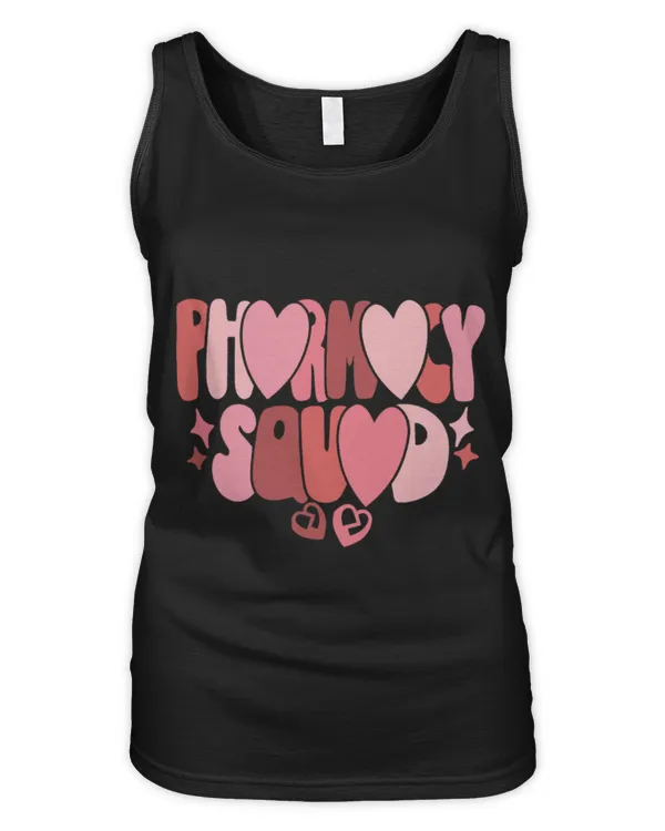 Cute Pharmacist Women Pharmacy Squad Valentines Day Pharmacist Pharm RX - Women's Tank Top Women's Tank Top