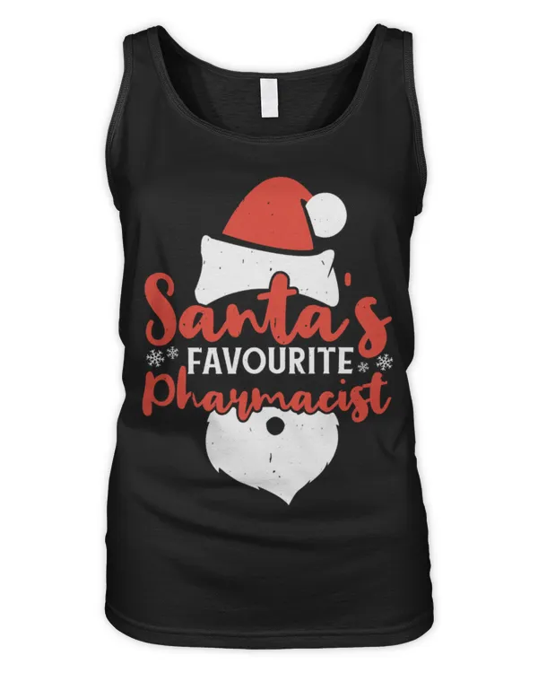 Cute Pharmacist Stud Christmas Santas Favourite 3 - Women's Tank Top Women's Tank Top