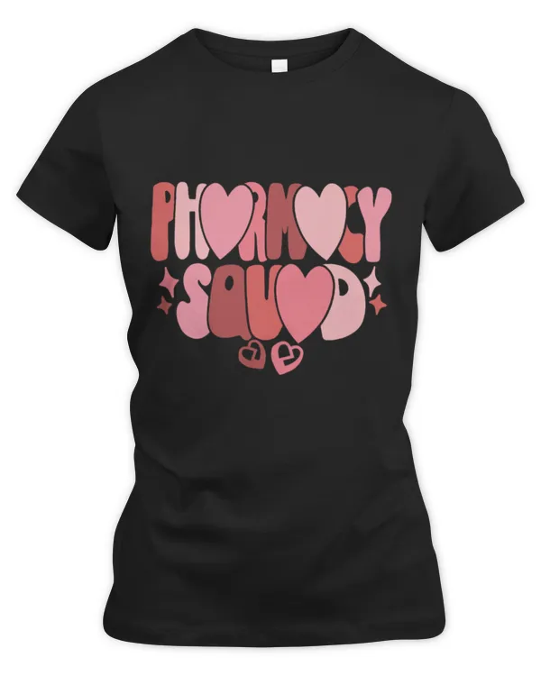 Cute Pharmacist Women Pharmacy Squad Valentines Day Pharmacist Pharm RX - Women's Premium Slim Fit Tee Women's Premium Slim Fit Tee