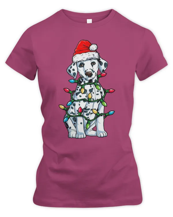 Dalmatian Christmas Tree - Women's Premium Slim Fit Tee Women's Premium Slim Fit Tee