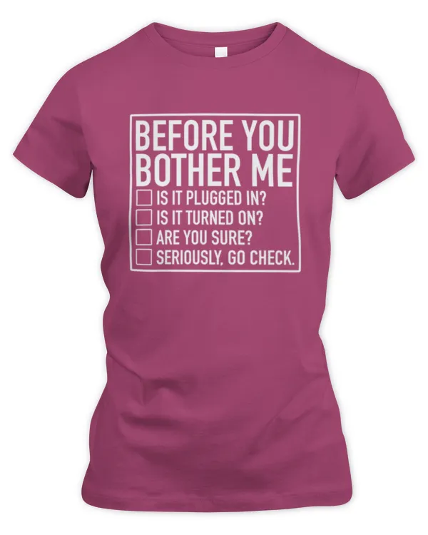 Before You Bother Me - Women's Premium Slim Fit Tee Women's Premium Slim Fit Tee