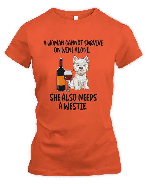 Exclusive Edition #Westie 6424007 - Women's Premium Slim Fit Tee Women's Premium Slim Fit Tee